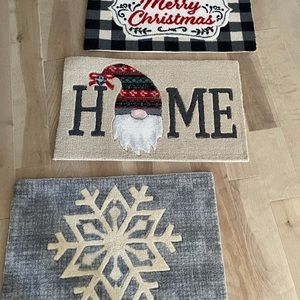 Set of Christmas Rugs